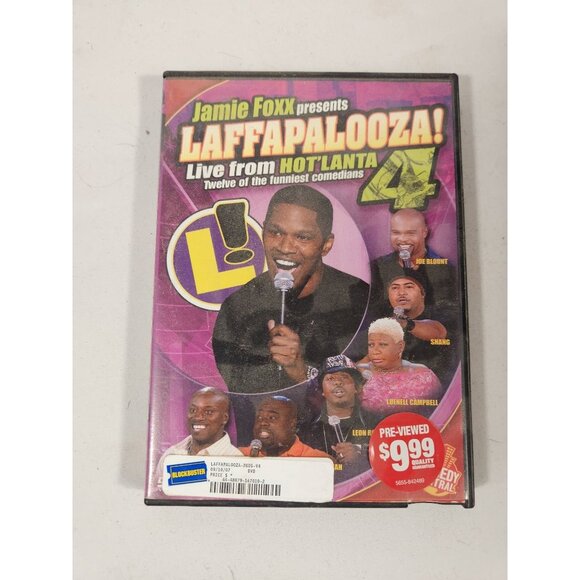 Laffapalooza 4 Jamie Foxx DVD Stand up comedy Blockbuster rental - Picture 1 of 2